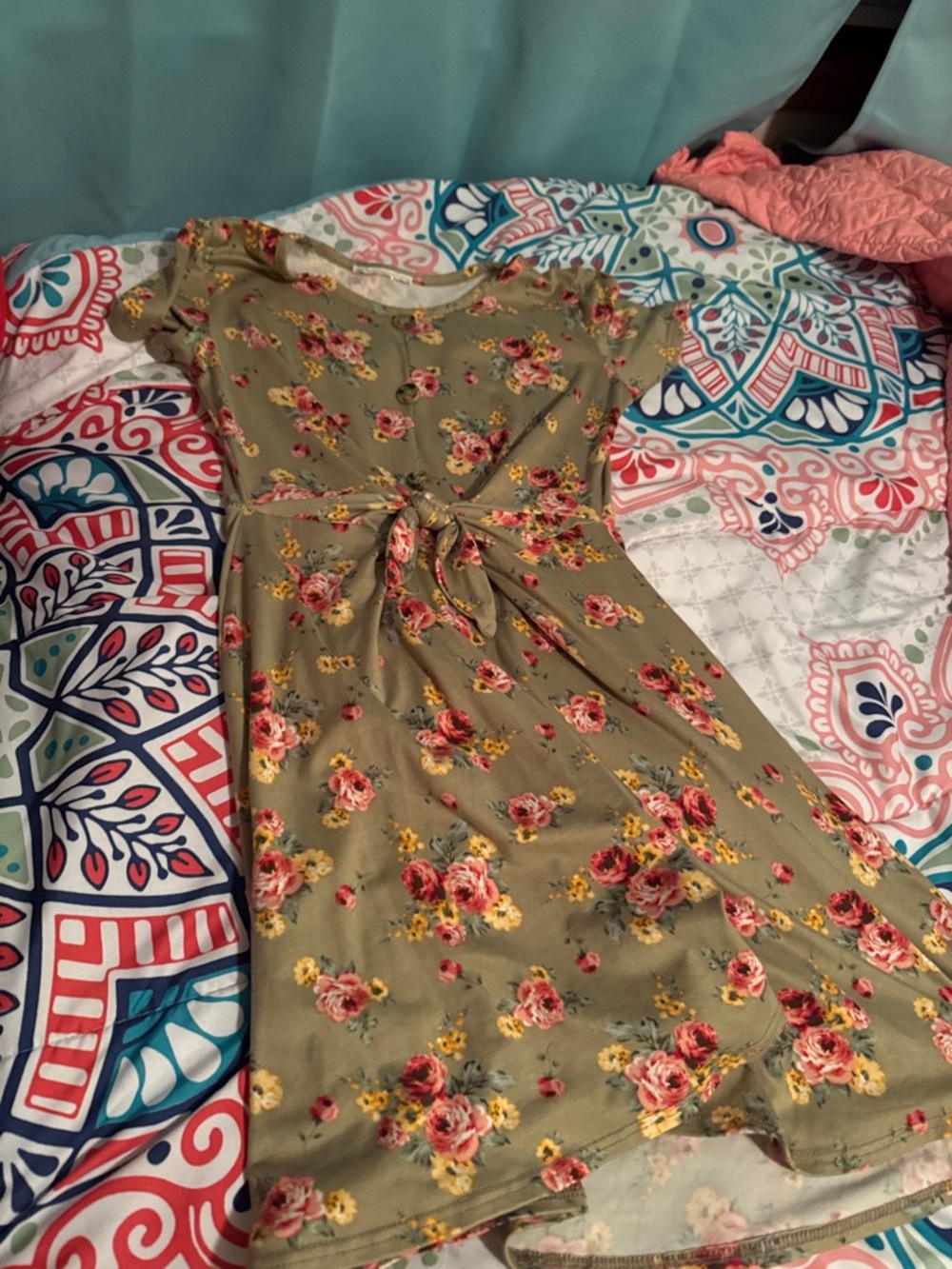 Short floral dress